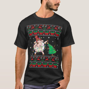 Schaap Lelijk Kerst Sweater Dabbing Schaap Xmas El T-shirt