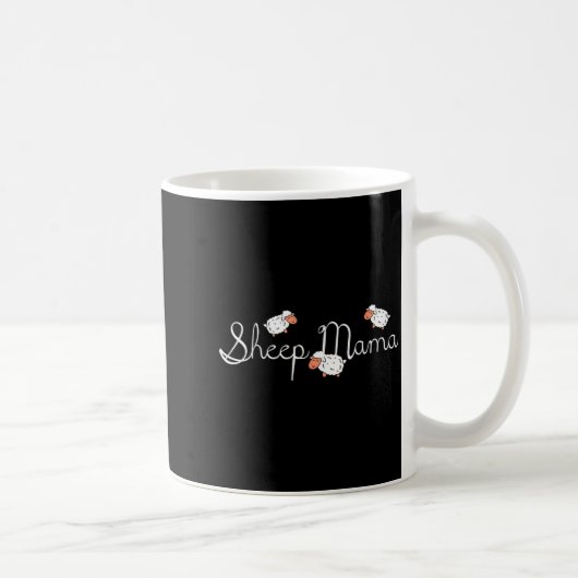Schaap Mama Dier Moeders Dag Cadeau Koffiemok (Rechts)