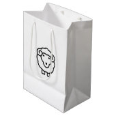 Schaap Medium Cadeauzakje (Voorkant Gekanteld)