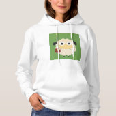 Schaap Met Een Bloem Hoodie (Voorkant)