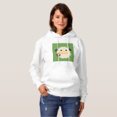 Schaap Met Een Bloem Hoodie (Voorkant volledig)