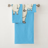 Schaap met jasje cartoon bad handdoek (Insitu)