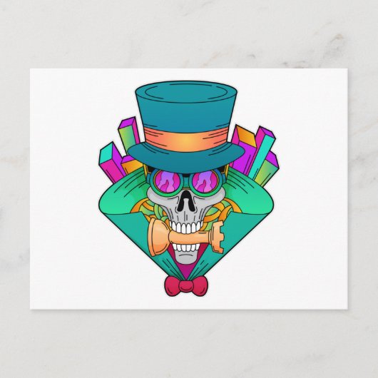 Schaap met schaafkop Rook Briefkaart (Voorkant)