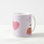 Schaap Mok - Liefdes Mok - Ooi met Donut (Voorkant rechts)