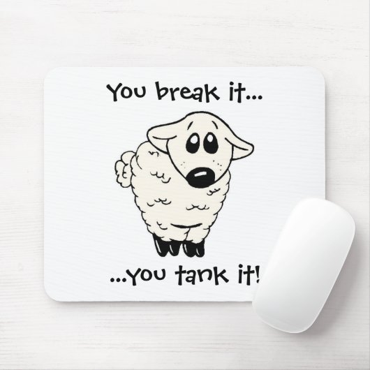 schaap muismat (Met muis)