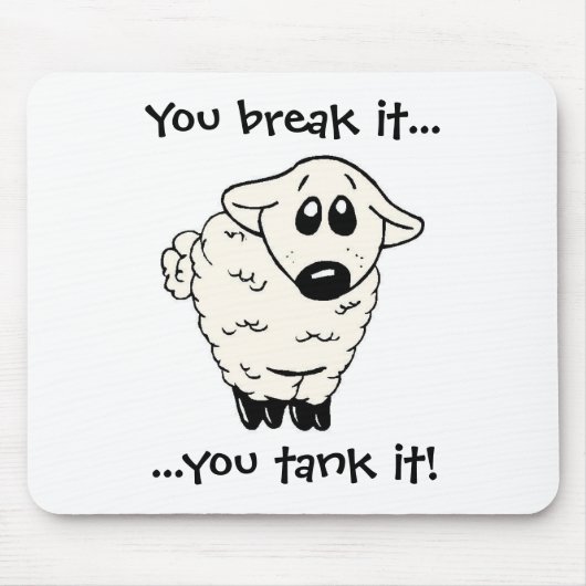 schaap muismat (Voorkant)