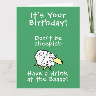 Schaap ontwerp Cartoon kaart