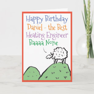 Schaap Ontwerp Gefeliciteerd met de Verjaardag van Kaart