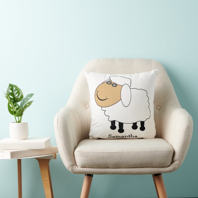Schaap Ontwerp Gepersonaliseerd Kussen (Stoel)
