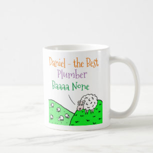 Schaap ontwerp loodgieter koffiemok