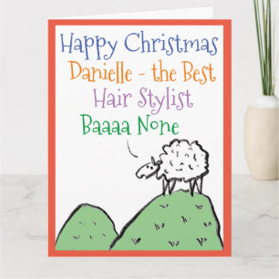 Schaap Ontwerpt Prettig Kerstfeest voor een Kapsal Kaart