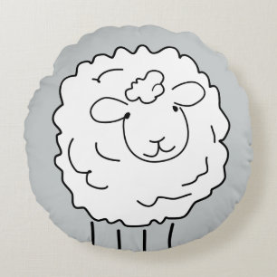 Schaap Rond Kussen
