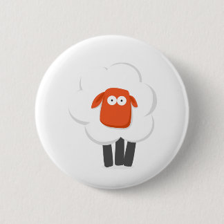 Schaap Ronde Button 5,7 Cm