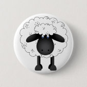 Schaap Ronde Button 5,7 Cm (Voorkant)