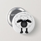Schaap Ronde Button 5,7 Cm (Voorkant /achterkant)