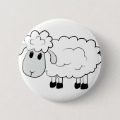 Schaap Ronde Button 5,7 Cm (Voorkant)
