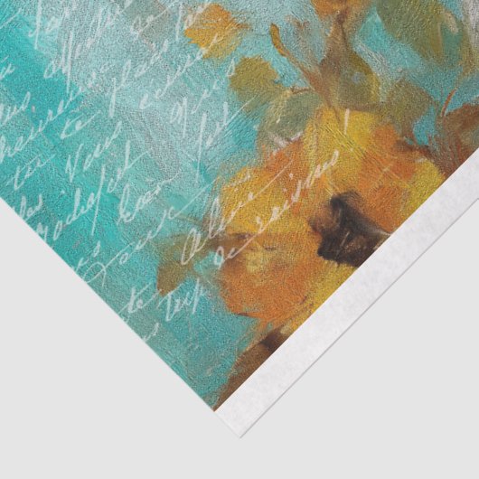  Schaap Rustiek Bloemen Decoupage Tissuepapier (Detail)