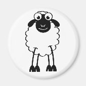 Schaap, schapen. slapen magneet (Voorkant)