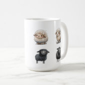 Schaap, schapenvlees, geluk koffiemok (Voorkant rechts)