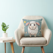 Schaap schattig kussen (Stoel)