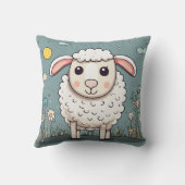 Schaap schattig kussen (Achterkant)
