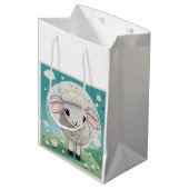 Schaap schattig medium cadeauzakje (Voorkant Gekanteld)
