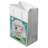 Schaap schattig medium cadeauzakje (Achterkant Gekanteld)