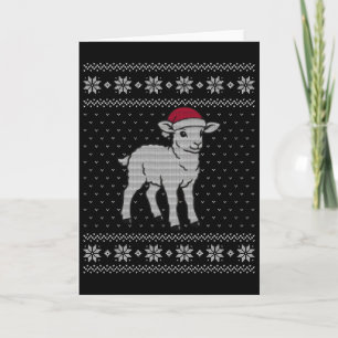 Schaap Sinterklaas Hoed  Kaart