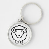 Schaap Sleutelhanger (Voorkant)