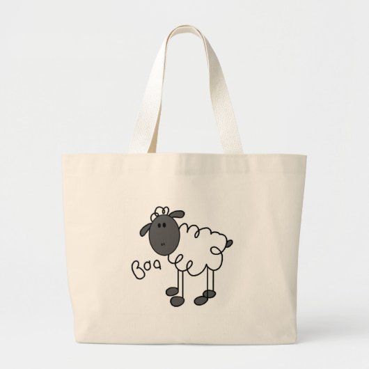 Schaap Stokfiguur Tas (Voorkant)