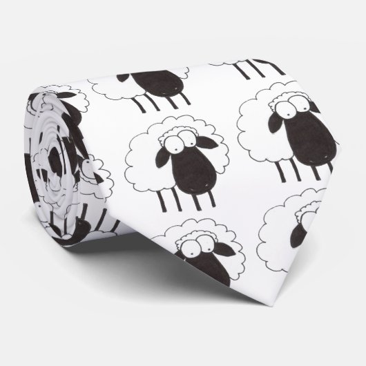 Schaap Stropdas (Opgerold)