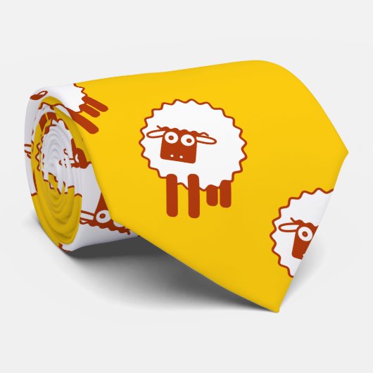schaap stropdas (Opgerold)