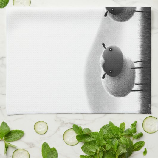 Schaap Theedoek (Gevouwen)