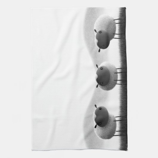 Schaap Theedoek (Verticaal)