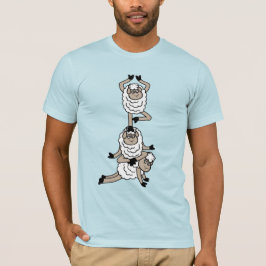 Schaap Toren Moe Verveeld Uitgeput Yoga Meditatie  T-shirt