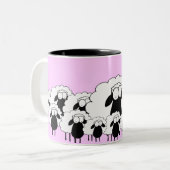 Schaap Tweekleurige Koffiemok (Voorkant links)