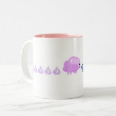 schaap tweekleurige koffiemok (Voorkant links)