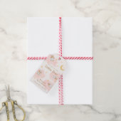 Schaap Twinkle Twinkle Moon Stars Meisje Baby show Cadeaulabel (Met Touw)