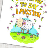 Schaap Valentijnsdag ansichtkaart Briefkaart