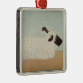 Schaap (van Milton Avery) Keramische versiering Metalen Ornament (Rechts)