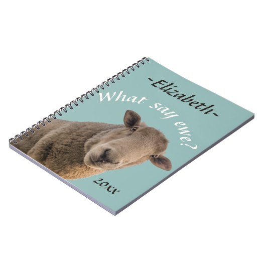 Schaap Wat zeggen we? Gepersonaliseerd Notitieboek (Linkerzijde)