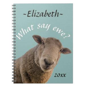 Schaap Wat zeggen we? Gepersonaliseerd Notitieboek
