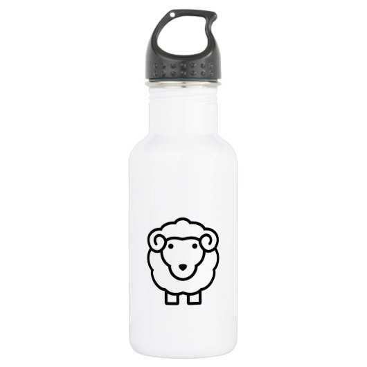 Schaap Waterfles (Voorkant)