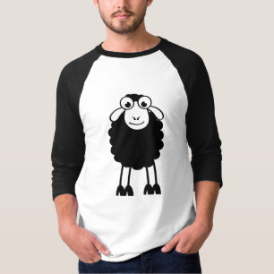 Schaap, witte of zwarte schapen. Dromen of slapen T-shirt
