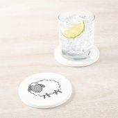 Schaap Zandsteen Onderzetter (Zijkant)