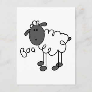 Schaap zegt Baa T-shirts en cadeaus Briefkaart
