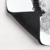 Schaapje getekende illustratie muismat (Hoek)