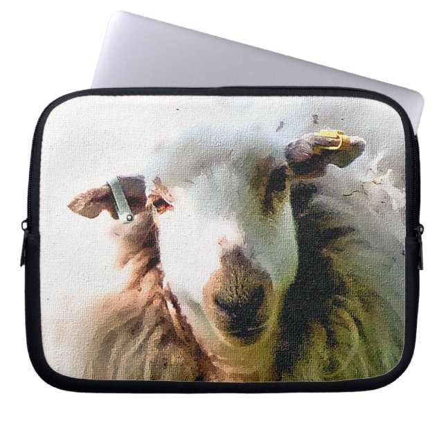 SCHAAPJE LAPTOP SLEEVE (Voorkant)