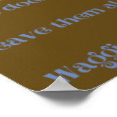 Schaapje verloren leuk kinderspel poster (Hoek)