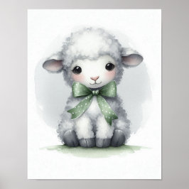 Schaapjes Nursery Muurkunst Poster